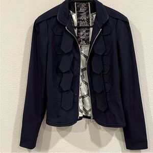 L.A.M.B. Navy military Blazer rare